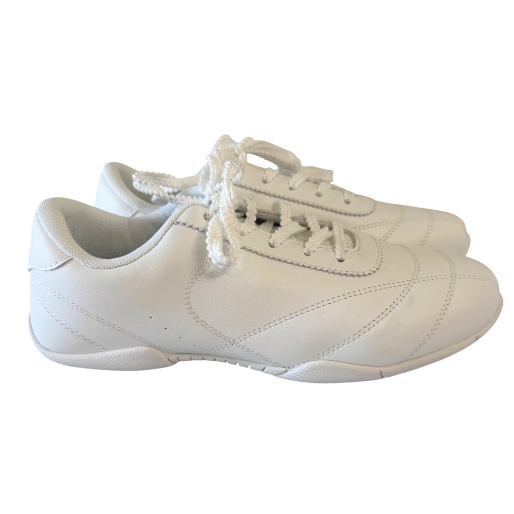 Stelle Golden Gate White Cheer Shoes Faux Leather Sneakers ACL001 Womens 8.5 MW